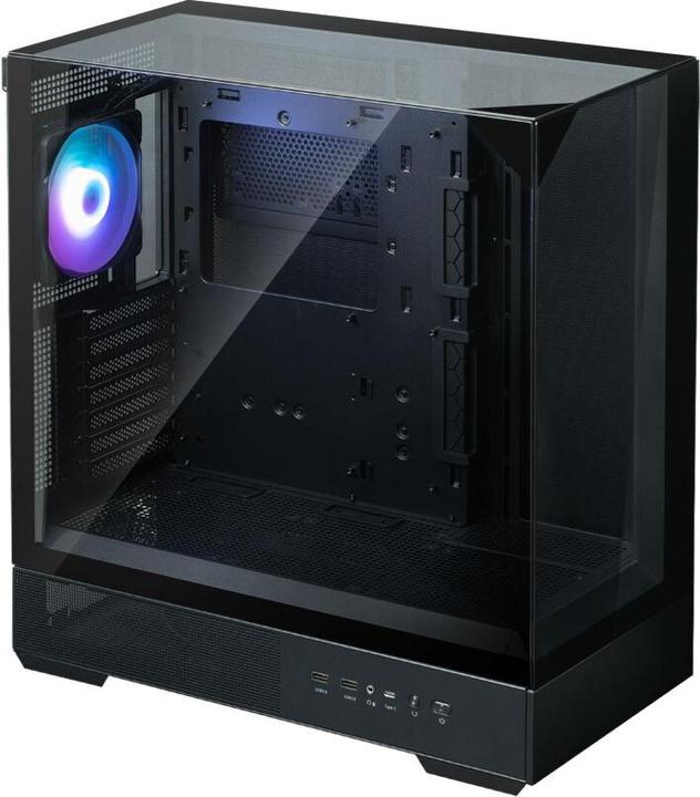 Actual product image Zalman Boitier Moyen Tour ATX P40 Prism RGB avec panneaux vitrés (Noir) (Mini-ITX, ATX)