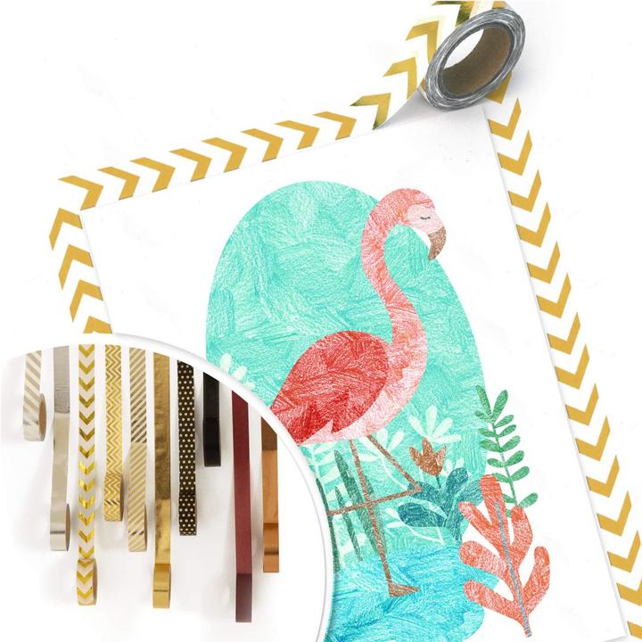 Produktbild Trenddeko Goed Blauw - Der Flamingo (30 x 40 cm)