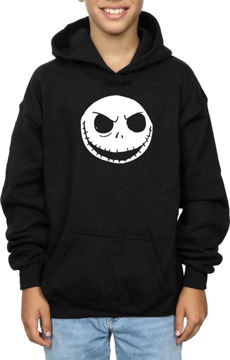 Image du produit Disney - Sweat à capuche NIGHTMARE BEFORE CHRISTMAS JACK SKELLINGTON FACE - Garçon (152, 158)