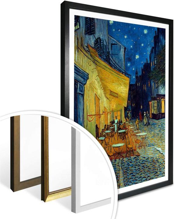 Produktbild Trenddeko van Gogh - Café-Terrasse am Abend (30 x 40 cm)