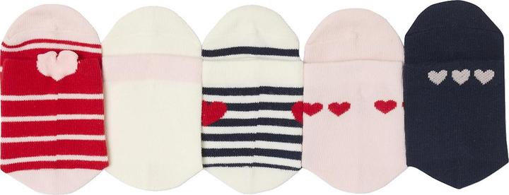 Immagine prodotto Vertbaudet 5er-Pack Mädchen Socken mit Herzen (Confezione da 5 pezzi, 31, 34)
