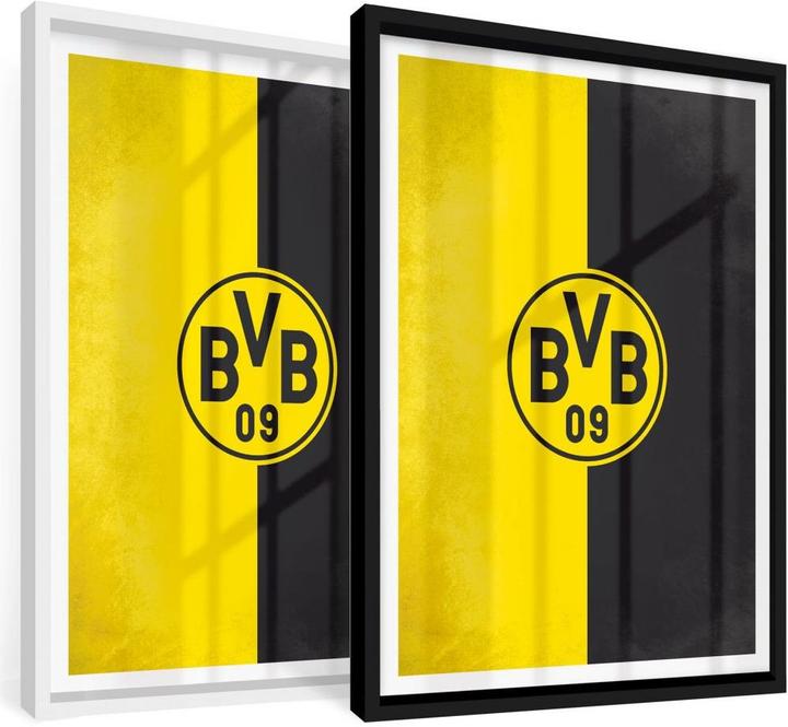 Produktbild Borussia Dortmund BVB Logo Gelb Schwarz (120 x 150 cm)