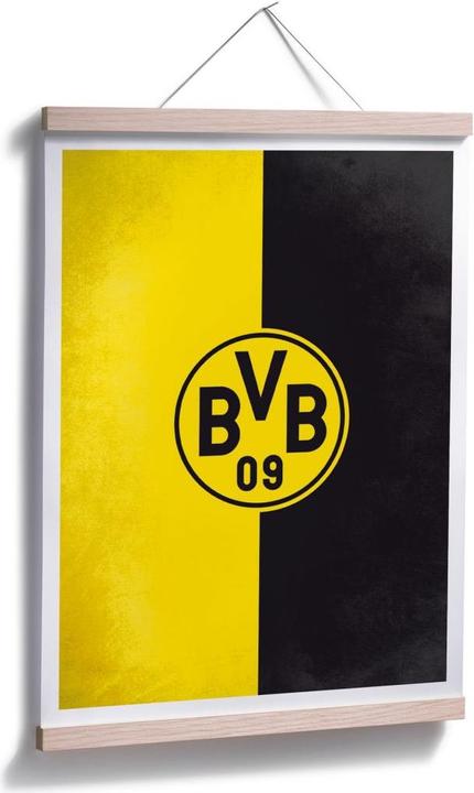 Produktbild Borussia Dortmund BVB Logo Gelb Schwarz (120 x 150 cm)