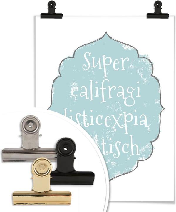 Image du produit Trenddeko Supercalifragilisticexpialigetisch (30 x 40 cm)