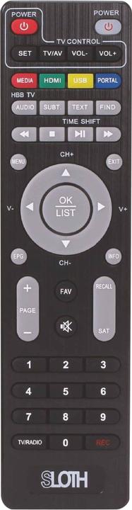 Actual product image Opticum SAT Receiver Red Sloth S1 Ultra (DVB-C/T, CI+ slot)