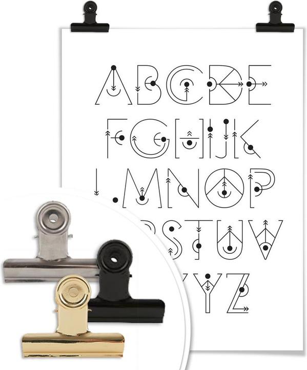 Actual product image Trenddeko Alphabet Gravity (40 x 50 cm)