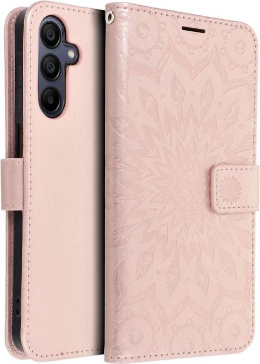 Image du produit Forcell Back panel cover OEM MEZZO Book case for SAMSUNG A15 4G / A15 5G mandala rose gold (Samsung Galaxy A15 5G)