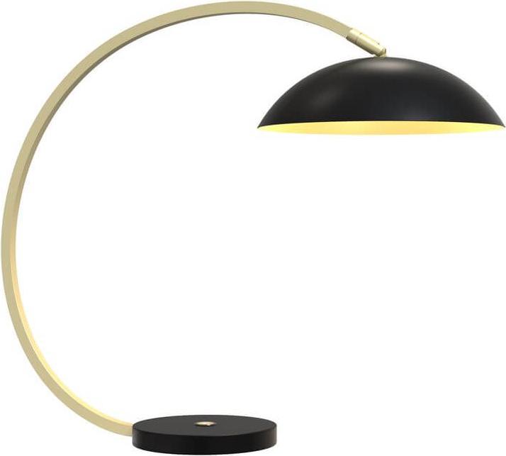 Actual product image Wofi Rosskoff LED table lamp black-gold 10W warm white 3-step touch dimmer Dimmable 8001-104