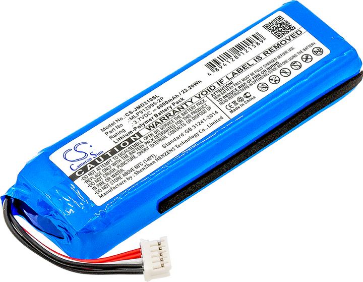 Image du produit NoName Batterie pour JBL MLP912995-2P, Charge 2+ etc. Haut-parleur 6000mAh, 3.7V