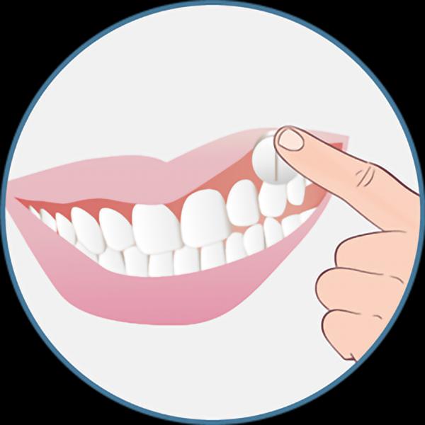 Actual product image Oscimed Sa Adhesive tablets against dry mouth Nature without mint (40 x, 186 ml, 50 g)