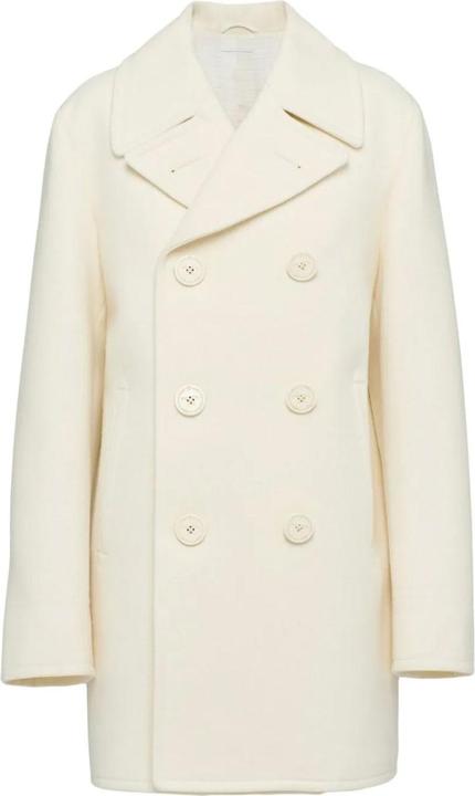 Prada Double-Breasted Wool Coat (44)