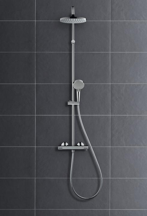 Actual product image hansgrohe Vernis Blend shower system 200 1 spray type with thermostat