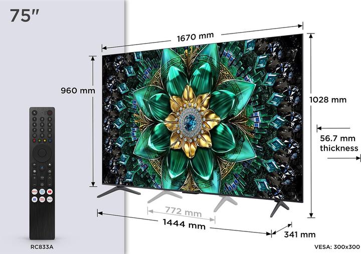 Image du produit TCL 75Q6C (75", Mini-LED, 4K, 2025)