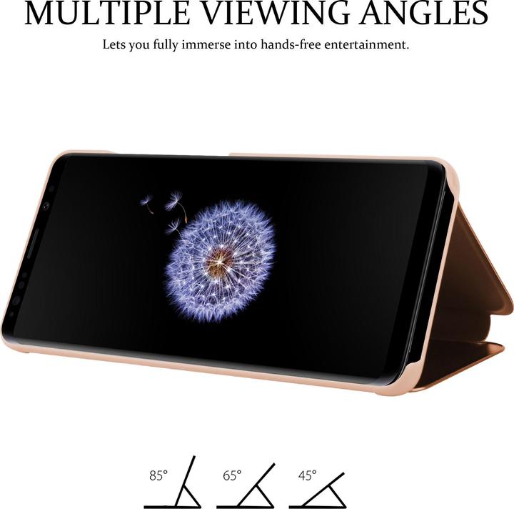 Actual product image Cadorabo Book Smart View Mirror Cover (Samsung Galaxy S9+)