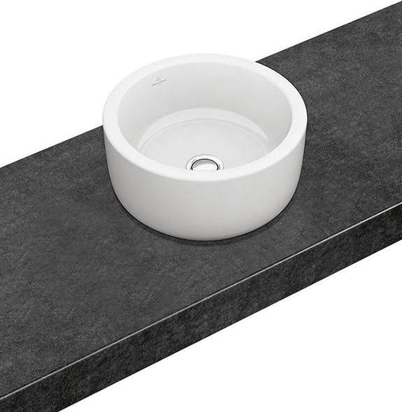 Produktbild Villeroy & Boch V&B Aufsatzwaschtisch ARCHITECTURA d= 400mm, mit ÜL we (400 mm, 400 mm)