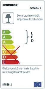 Etichetta energetica Brumberg Faretto da incasso a LED (460 lm)