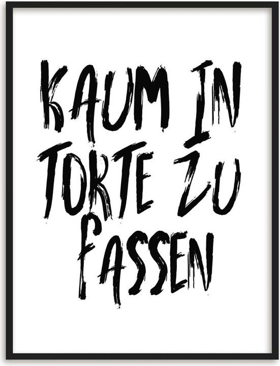 Produktbild Trenddeko Kaum in Torte zu fassen (60 x 80 cm)