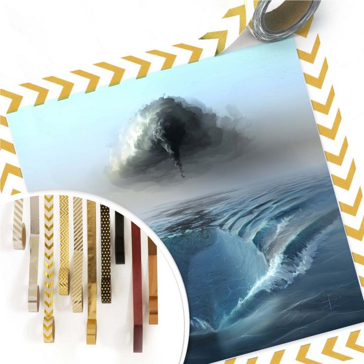 Immagine prodotto Trenddeko aerroscape - Nave fantasma (50 x 50 cm)
