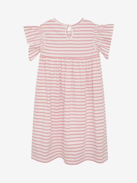 Actual product image Creamie short-sleeved dress striped (116)