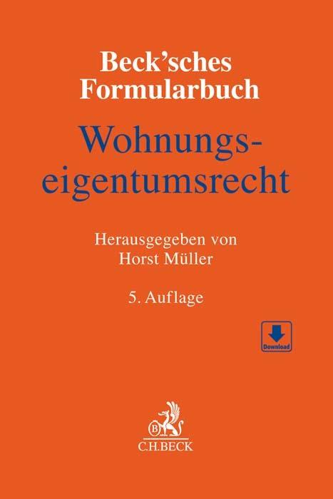 Produktbild Beck'sches Formularbuch Wohnungseigentu