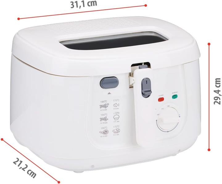 Image du produit alpina Friteuse profonde 230V 2,5L 1800W