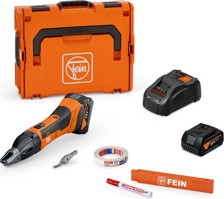 Actual product image Fein Cesoia a batteria fino a 1,6 mm ABSS 18 1.6 E AS Set 2x 5 Ah