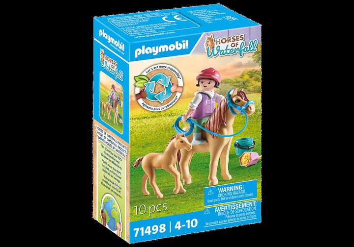Produktbild Playmobil Kind mit Pony und Fohlen (71498, Playmobil Horses of Waterfall)