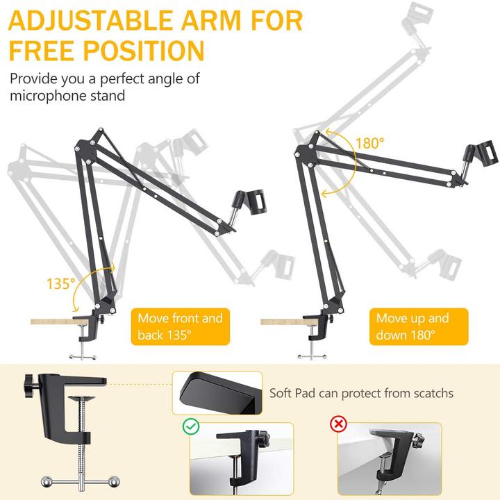Actual product image Maono B01 Microphone boom