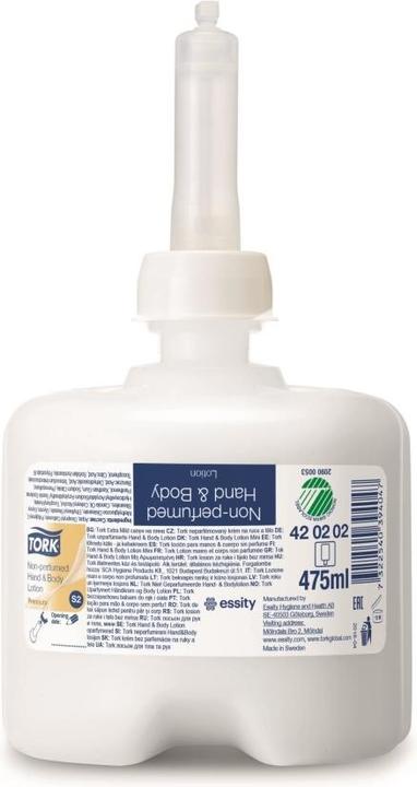 Actual product image Tork Hand & Body Lotion unscented 475ml (Liquid soap, 475 ml)