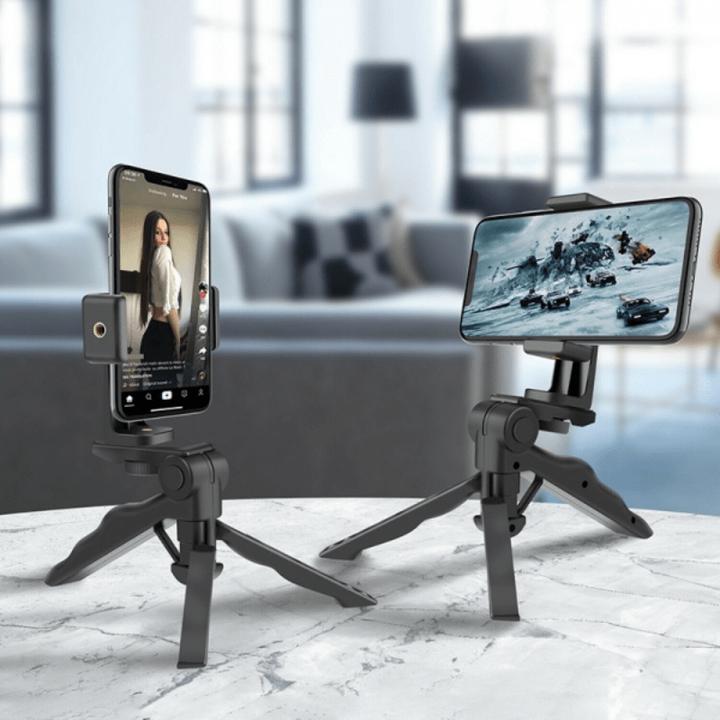 Image du produit PhoneLook Trépied pour smartphone extensible avec perche à selfie et rotation à 360 degrés