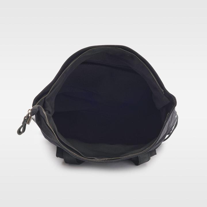Produktbild Only-Bags.Store Segeltuch-Rucksack, strapazierfähiger Leder-Rucksack, moderne 17 Zoll Laptop-Tasche, ästhetische