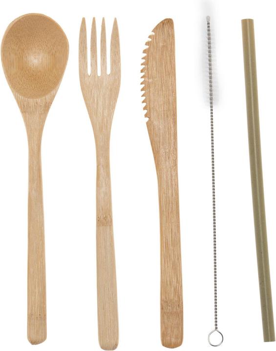 Strawganic set da viaggio (5 Pezzo/i, Set di posate)