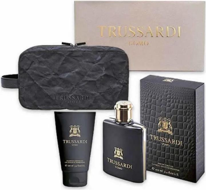 Trussardi Uomo Eau De Toilette Spray 100ml Set 3 Stück (Eau de Toilette, 100 ml)