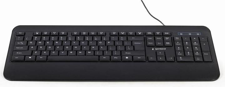 Produktbild Gembird /'Rainbow/' Beleuchtete Multimedia-Tastatur, schwarz, US Layout (US, Kabelgebunden)