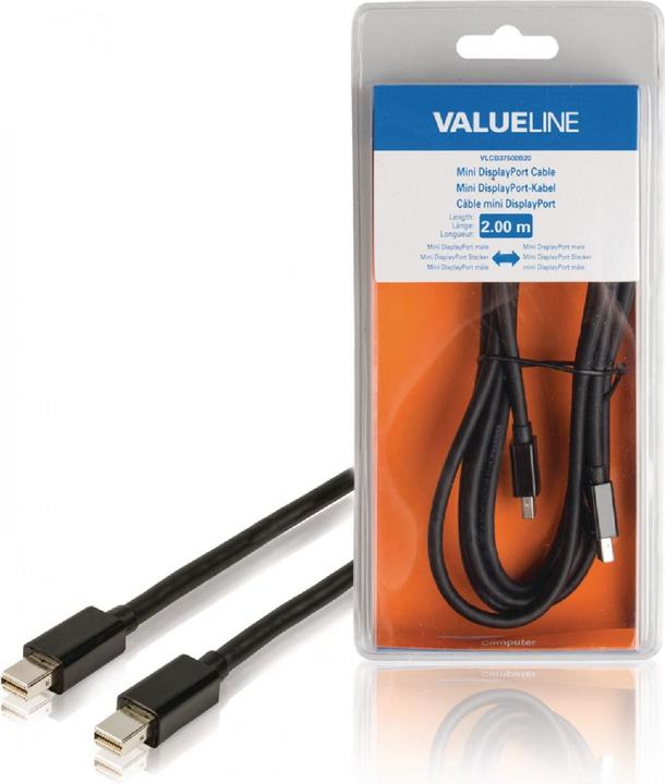 Produktbild Dreher & Kauf Mini DisplayPort to Mini DisplayPort Black M-M 2M (2 m, DisplayPort)