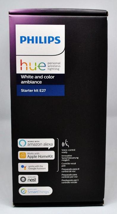 Immagine prodotto Philips Set iniziale di Hue White & Color Ambiance (E27, 10 W, 806 lm, 5 x, G)