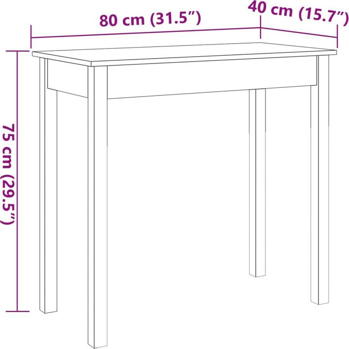 Immagine prodotto VidaXL Commander (80 x 40 x 75 cm)
