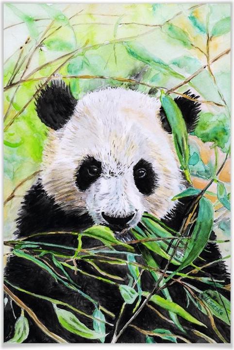 Actual product image Trenddeko Toetzke - Panda Bear (70 x 100 cm)