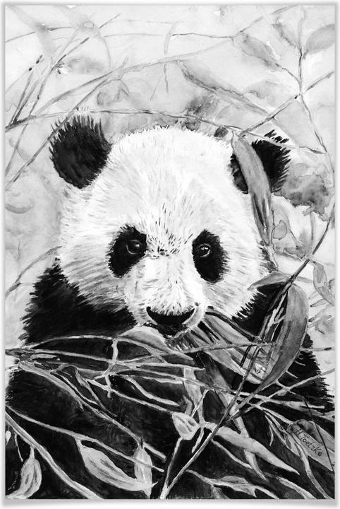 Actual product image Trenddeko Toetzke - Panda Bear (70 x 100 cm)