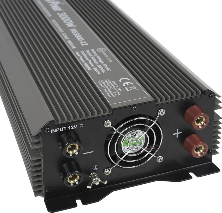 Immagine prodotto President Inverter AlcaPower da 3000W 12V-230V, onda sinusoidale modificata, connessione USB