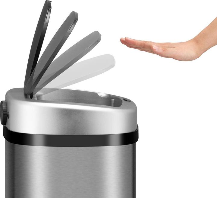 Actual product image Juskys Automatischer Mülleimer mit Sensor (50 l)