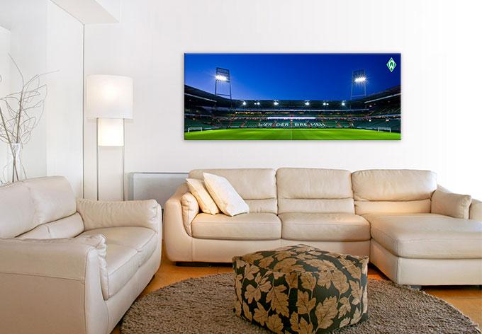 Produktbild SV Werder Bremen Werder Bremen Weserstadion Tribüne Panorama (200 x 75 cm)