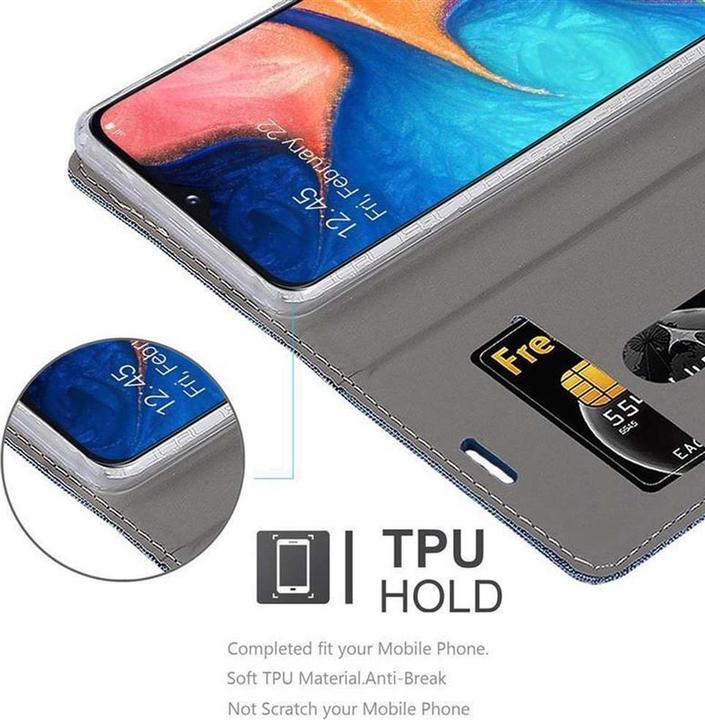 Actual product image Cadorabo Book Jeans Optics Cover (Samsung Galaxy A10e)