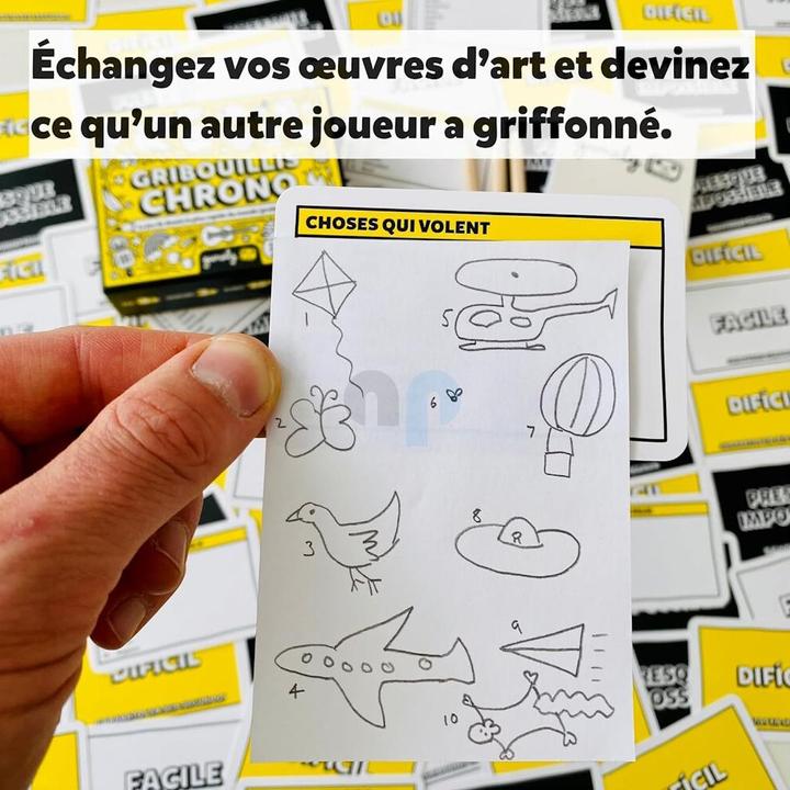 Image du produit Gamely GRIBOUILLIS CHRONO - Le jeu de dessin le plus rapide du monde (probablement) (Français)