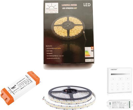 Actual product image Lumina Swiss LED Strip Set 2m UHD Super-Bright Warm Smartpanel (Warm white, 200 cm, Indoor)