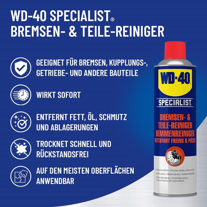 Produktbild WD-40 Specialist Bremsenreiniger, 500 ml, 6er Set (500 ml)