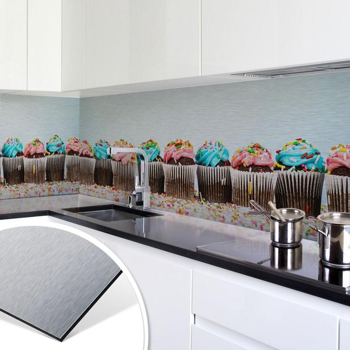 Produktbild Trenddeko Silber - Party Cupcakes (60 x 200 cm)