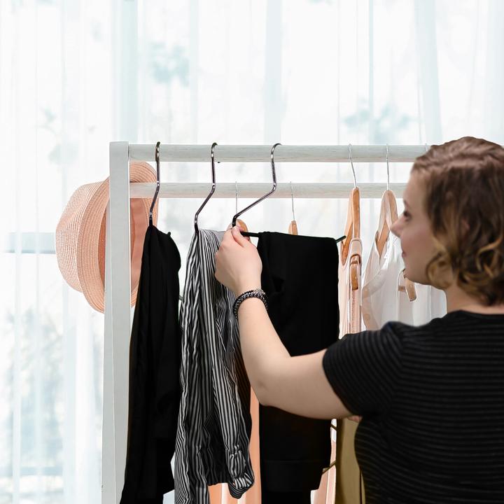 Actual product image Relaxdays Non-Slip Trouser Hanger (20 x)