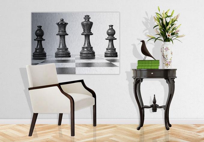 Produktbild Trenddeko Schach Symmetrie (100 x 70 cm)