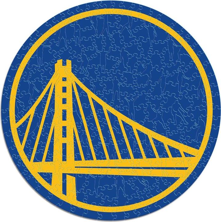 Produktbild Iconic NBA - Golden State Warriors - Logo - Holz Puzzle Grösse S (150 Teile) (150 Teile)